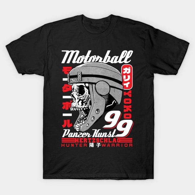 Motorball 99 v2 T-Shirt by Krobilad